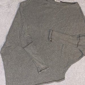 Easel Asymmetric Long Sleeve Top